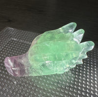 Fluorite Dragon Head Carving #5