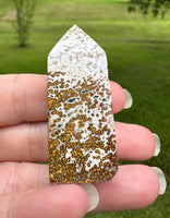 8th Vein Ocean Jasper Four Sided Tower