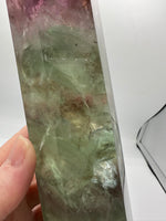 Large Fat Watermelon Fluorite Tower #5