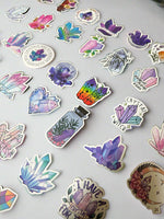 Gem & Crystal Stickers Set of 50