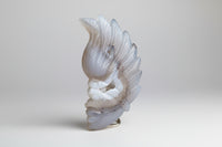 Druzy Agate Geode Carved Native American #4