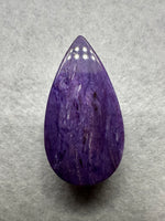 Charoite Pear Shape Cabochon Good Quality #2