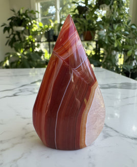 Carnelian Mixed Quartz Arrow Tower #7