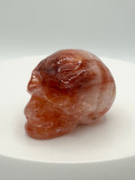 Unique Fire Quartz Skull #3