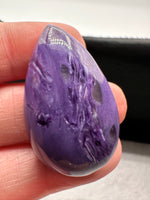 Charoite Pear Shape Cabochon Good Quality #4