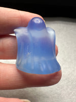 Carved Blue Opalite Ghost