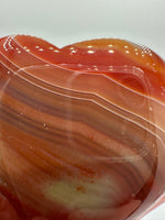 Carnelian Heart Palm Stone #12