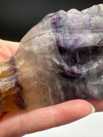 Rainbow Fluorite Dragon Head Carving #10 – 371g