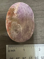 Amethyst Mixed with Stripe Agate Palm Stone #3