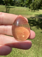 Pear Shape Candy Fluorite Cabochon #20