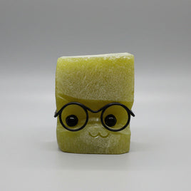 Yellow Stone Buddy with Glasses