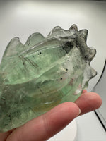 Fluorite Dragon Head Carving #19