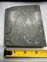 Free Form Pyrite Flowers Symbiosis Mixed Agate Slab #1