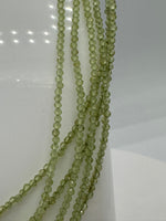 Natural 2mm Peridot Necklaces