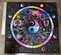 Twelve Constellations Tarot/Altar Cloth