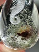 Beautiful Seahorse Garden Quartz Inner Scene Carving #5