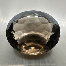 Smoky Quartz 25x20mm Oval 27.35ct
