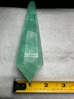 Neon Green Fluorite Scepter #1
