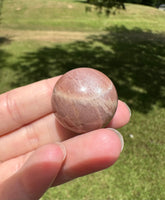 Sparkling Sunstone Sphere mixed with Moonstone #12
