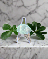 Clear Aquamarine Tumble for Wire wrapping, etc