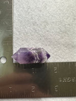 Double Terminated Chevron Amethyst Point #3