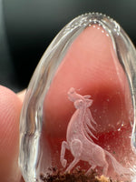 Beautiful Horse Garden Quartz Inner Scene Carving #3
