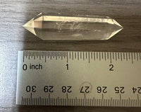 Natural Quartz Double Terminated Wand Point #14