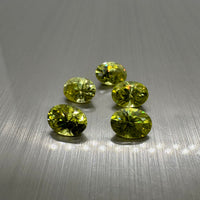 Oval Lime 7x5mm Cz