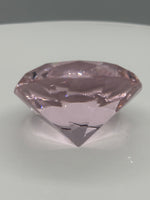 Light Pink Glass Gemstone Paperweight