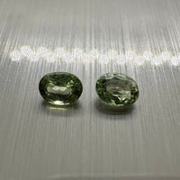 Green Sapphire 4x3mm Oval