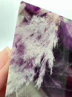 Feather Fluorite Free Form with Rainbow #5