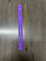 Goldtone Arrowhead Pendant and Chain