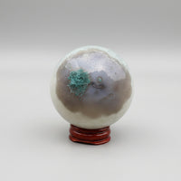 Moss Agate Crystal Ball Sphere 66.39mm #1
