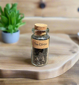 Tea Citrine Chips In Bottle