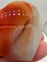 Carnelian Heart Palm Stone #5