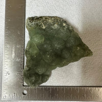 Prehnite mixed with Green Tourmaline Raw Specimen #10