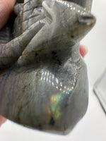 Labradorite Dragon Castle Carving
