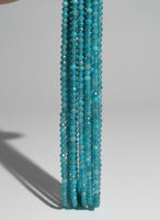 Natural 2mm Blue Apatite Anklets
