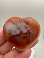 Carnelian Heart Palm Stone #15