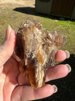 Natural Amber Calcite Raw Specimen UV Reactive #17