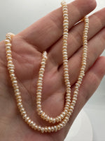 Peach Freshwater Pearl Strand #8