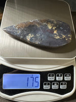 Ocean Jasper Polished Arrow Flame Freeform #1 Multicolor Patterning