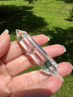 Natural Quartz Double Terminated Wand Point #13