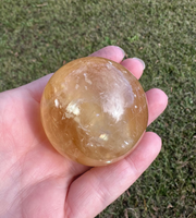 Honey Calcite Sphere #8