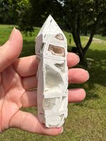 Morroco Agate Tower with Druzy