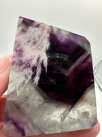 Feather Fluorite Free Form with Rainbow #5