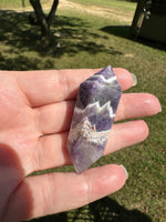 Double Terminated Chevron Amethyst Point #10