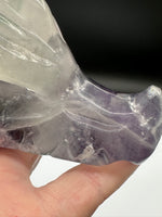 Rainbow Fluorite Dragon Head Carving #7 – 405g