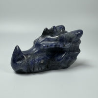 Sodalite Dragon Head