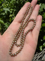 Peach Puff Freshwater Pearl Strand #12